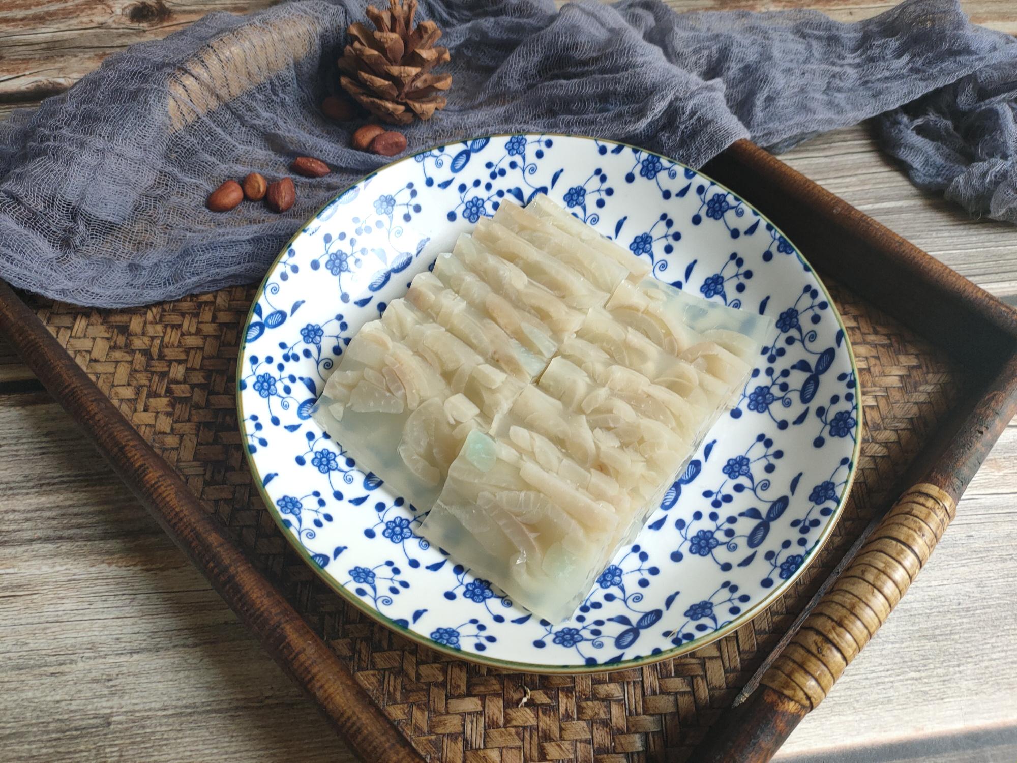 做猪皮冻，猪皮和水的比例是多少？教你正确做法，Q弹紧实无腥味